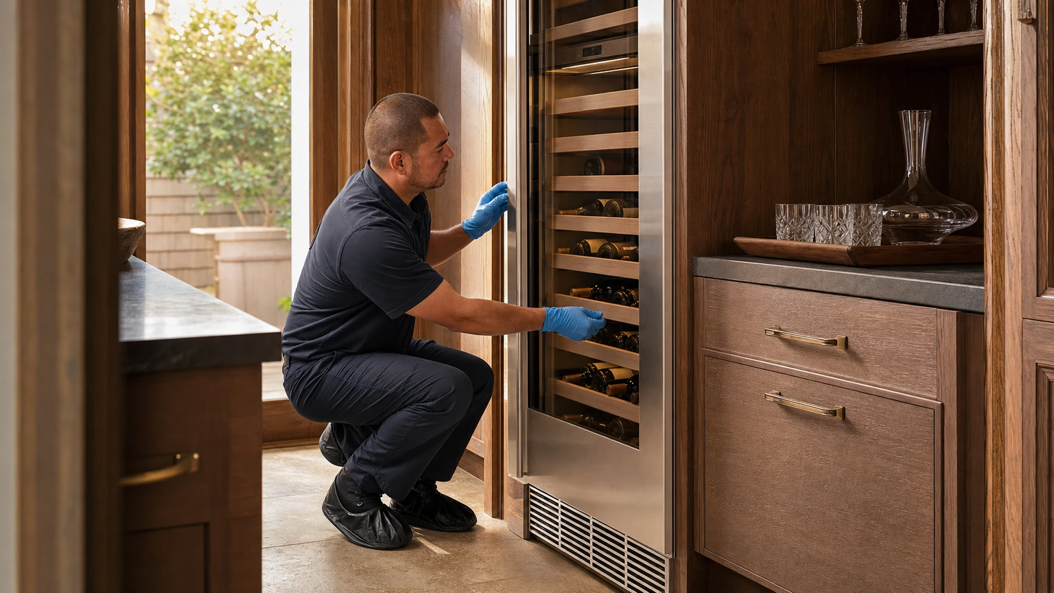 Wine cooler diagnostic visit in Sag Harbor